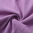 thumbnail image 5 of Women's High Waist Wide Leg Cotton Linen Pants with Pockets Lightweight Breathable Casual Trousers for Summer Beach Everyday Wear Comfortable Lounge Pants Purple L, 5 of 5