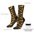 thumbnail image 4 of Hirioo Funny Fox by the Field Pattern Adult Middle Tube Socks Breathable Sock Non-Pilling,Contrasting Color Design, 4 of 6
