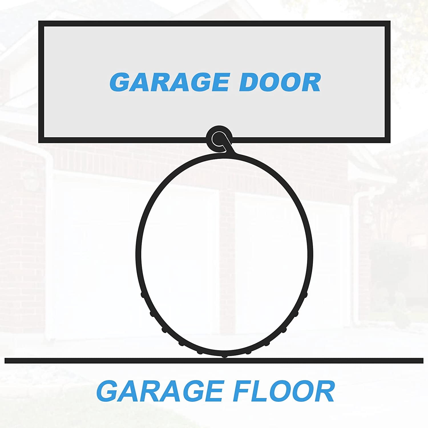 WJSP Gray P Bulb Bottom Weather Seal 16ft 4in 196x1.5in for Overhead Door Models 180 280 390 Series Garage Door Threshold EPDM Rubber Replacement Seal Strip