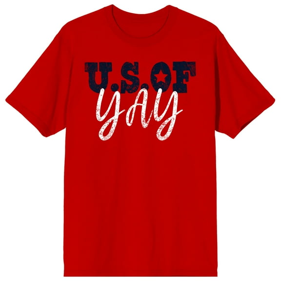 Americana U.S. Of Yay Crew Neck Short Sleeve Men's T-shirt