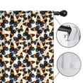 thumbnail image 4 of Blackout Kids Curtains,Beige Butterfly Blue Orange Pattern Childrens Insulated Curtains Set Of 2,Bedroom Essentials,Toddler Room Decor 42"x54", 4 of 5