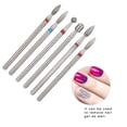 thumbnail image 3 of Paquete De 6 Piezas Kit De Brocas Para Arte De Uñas De Acero Inoxidable Accesorios Para Taladro De Uñas Herramienta De Manicura JG # 9 Puntas De Cortador De Uñas Profesional, 3 of 7