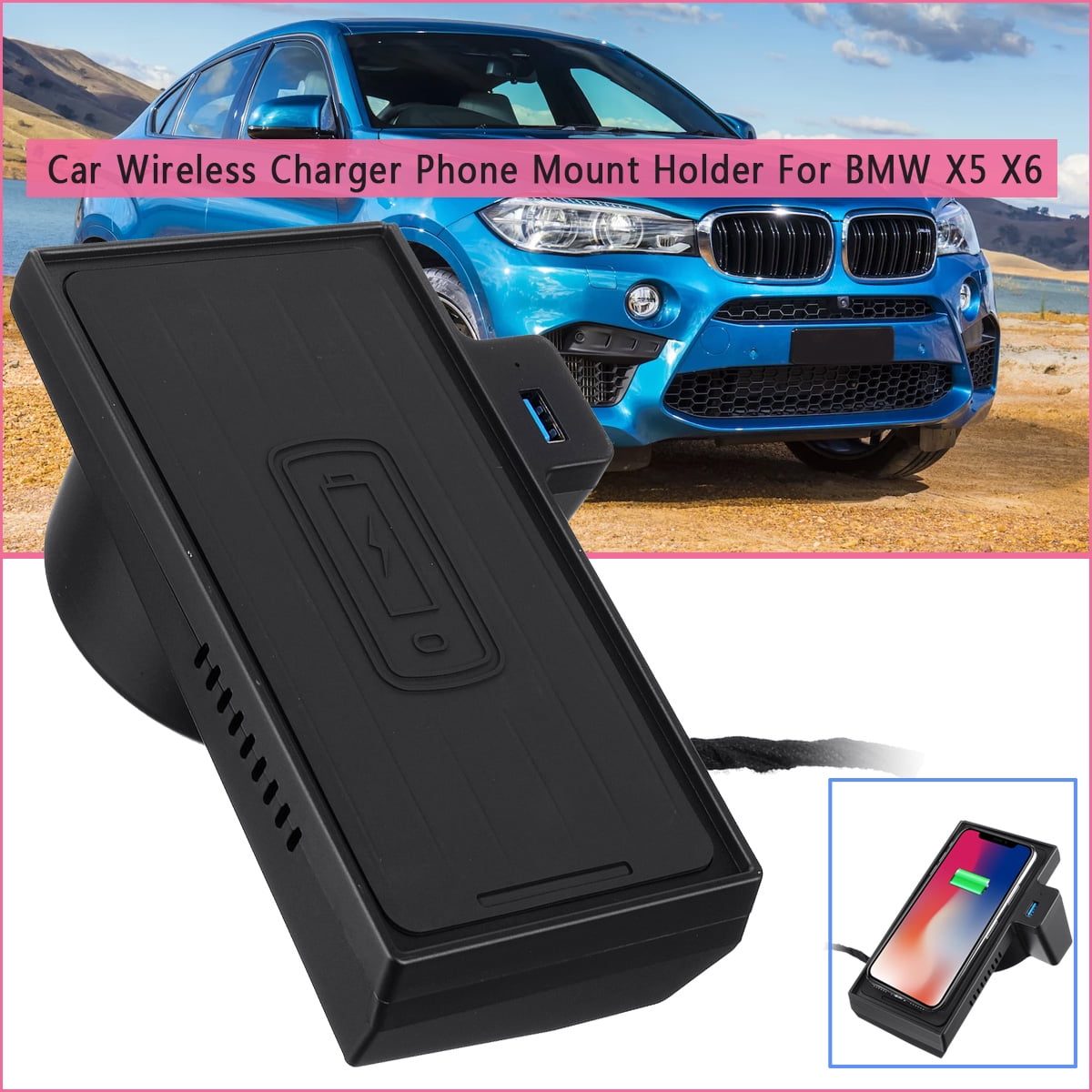 Alhudapk Merkury Innovations Car Mount Phone Holder E70 Wireless