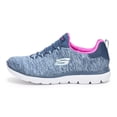 thumbnail image 2 of Zapatilla Skechers Summits-Quick Getaway para mujer, color azul marino y rosa intenso, 2 of 4