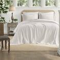 thumbnail image 3 of Oversized Floral Bedding Sets Premium CottonPoly Blend Shabby Chic Style for All Seasons, 3 of 10