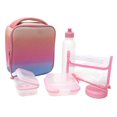 thumbnail image 1 of 7-Piece Lunch Bag Kit, Pink Ombré, 1 of 2