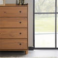 thumbnail image 3 of Morgan 4-Drawer Solid Wood Bedroom Chest in Caramel, 3 of 12