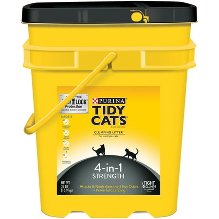 Purina Tidy Cats 4-In-1 Strength Clumping Cat Litter, 35 Lb.