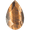 Brown Tiger Eye, variant on Gem Stone King 925 Sterling Silver and 10K Yellow Gold Moissanite Pendant Necklace for Women (9.23 Cttw, Pear Shape 16X12MM, with 18 inch Chain)