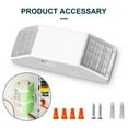 thumbnail image 5 of 6 Pack LED Emergency Lights with Battery Backup, Two Square Heads Commercial Emergency Lights, UL Listed For Damp Location,AC 120/277V, Hardwired Emergency Lights For Business, 5 of 6