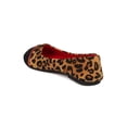 thumbnail image 3 of New Girl Jelly Beans Lion Faux Suede Leopard Capped Toe Ballet Flat, 3 of 5