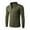 Green, variant on ameIAEA Mens Stand Collar Shirts Button Down Long Sleeve Shirts Solid Color Fall Casual Tops