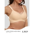 thumbnail image 3 of LWP Lace V Mesh Wireless Seamless Bras Soft Support Full Coverage No Underwire Everyday Bra, 3 of 6