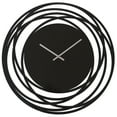 thumbnail image 6 of Decorative Contemporary Metal Wall Clock with Black Circled Frame, 6 of 7