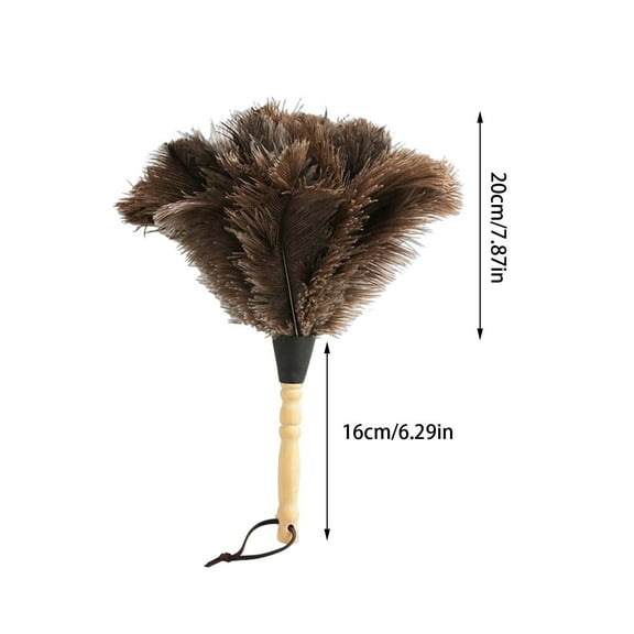 Rkxzt Feather Duster Extendable Feather Duster for Ceiling Fans Blinds Chandeliers with 100% Natural Feathers and Retractable Handle Household