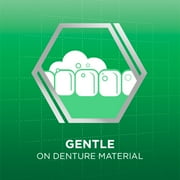Polident Adhesive Paste for Denture Cream and Partials Cleaning, Triple Mint Freshness, 3.9 Oz, for Adults