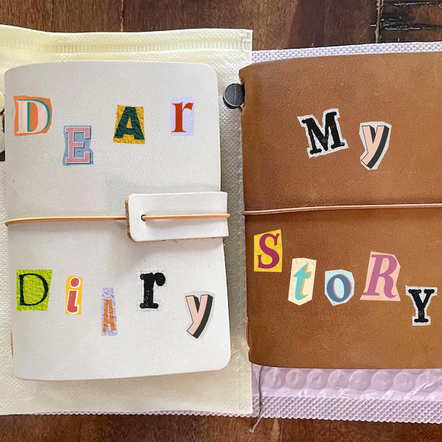 290pcs Magazine Letter Stickers Alphabet Number Stickers for Scrapbooking Supplies, Photo Album, Water Bottle, Gift Box, DIY Crafts, Junk Journal, Door Classroom Decoration(letter290)