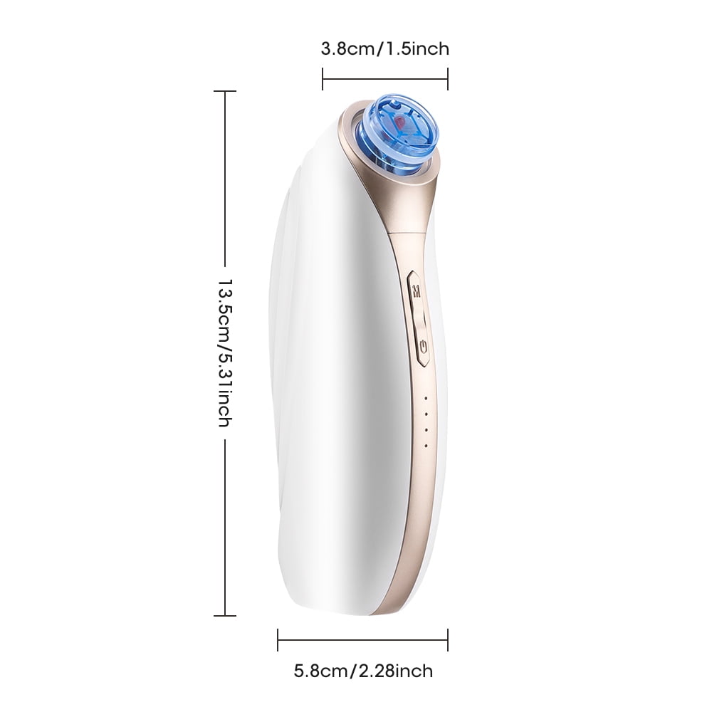 Ear Vacuum Wax Remover, Electric Ear Cleaner Silicone Ear Wax Remover Tool, USB Rechargeable Reusable Electric Ear Suction Vacuum Tool for Adults and Kids