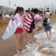 thumbnail image 4 of Sonducket Toalla de playa suave y cómoda de algodón para relajación y diversión, toallas de baño, toalla de baño con capa Sudaderas y sudaderas con capucha 60cm, 4 of 6