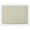 thumbnail image 1 of Cactus Bath Mat, Repetitive Cacti in Pots Monstera Plants on Pastel Tone Backdrop, Plush Bathroom Decor Mat with Non Slip Backing, 29.5" X 17.5", Eggshell Khaki, by Ambesonne, 1 of 2