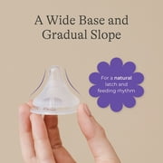 Lansinoh NaturalWave Baby Bottle Nipples, Slow Flow, 2 Ct