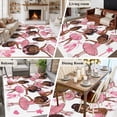 thumbnail image 6 of Pink Ballet Dancer Large Area Rugs for Bedroom Living Room, Non Slip Carpet Bedside Rug, Cute Cartoon Girls Bow-knot Love Star Rectangular Floor Cover Kitchen Accent Rug 8'x10' for Dining Room/Office, 6 of 9