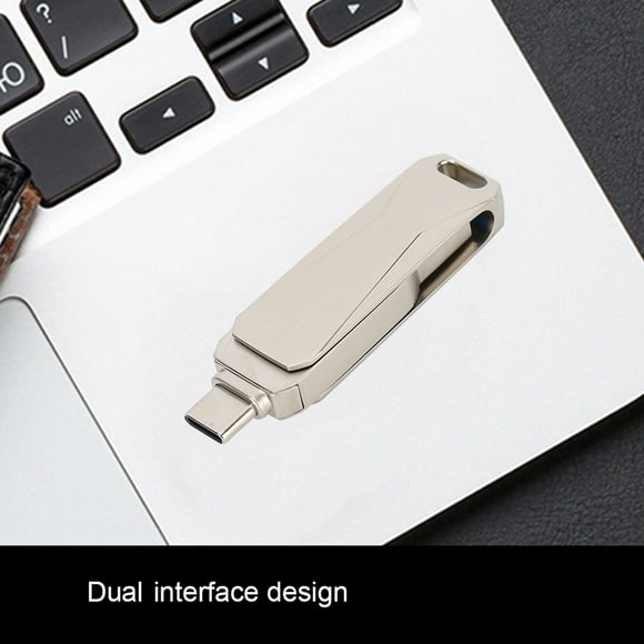 Flash Drive, USB Flash Drive, Data Storage Multi-device Compatibility High Capacity for Home, Office,