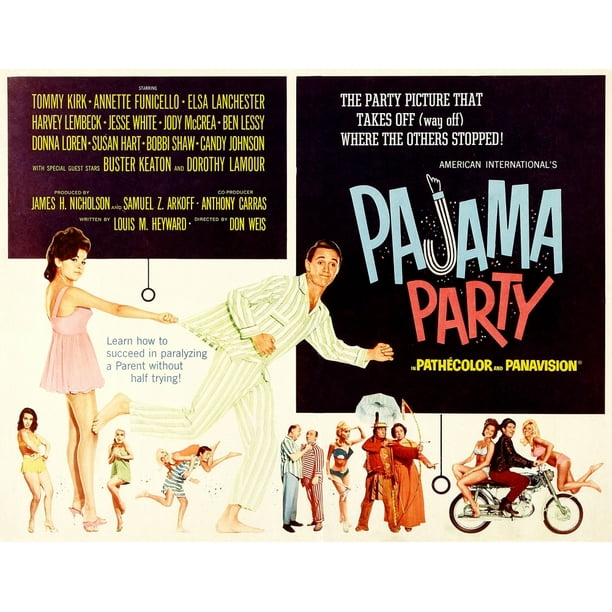 Pajama Party Stretched Canvas 14 X 11 Walmart Com Walmart Com