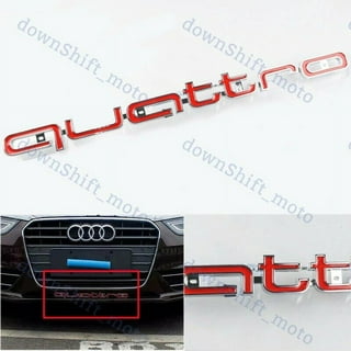 4pcs/Set Audi S Line Grill Fender Trunk Emblem Stickers Badges Decals