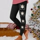 thumbnail image 1 of WILLBEST Leggings de Mujer, Cintura Alta, para Entrenamiento, Yoga, Pantalones Suaves, Elásticos, con Estampado Navideño, Bloques de Color, Cómodos, para Fitness Chica, 1 of 4