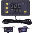 thumbnail image 2 of 12V 20A W3230 LCD Controlador de termostato digital Regulador Alarma de alta temperatura, 2 of 5