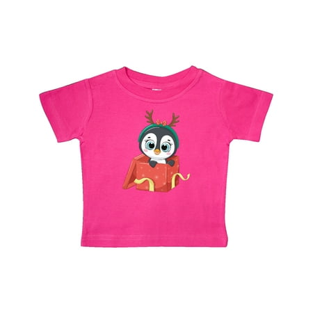 

Inktastic Christmas Penguin Gift Baby Boy or Baby Girl T-Shirt