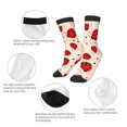 thumbnail image 3 of Honeii Red Ladybug Print Children's Colorful Socks,Unisex Kids and Toddlers' Cushioned Sock,Kids Athletic Crew Socks,for Everyday Wear and Sports, 3 of 5