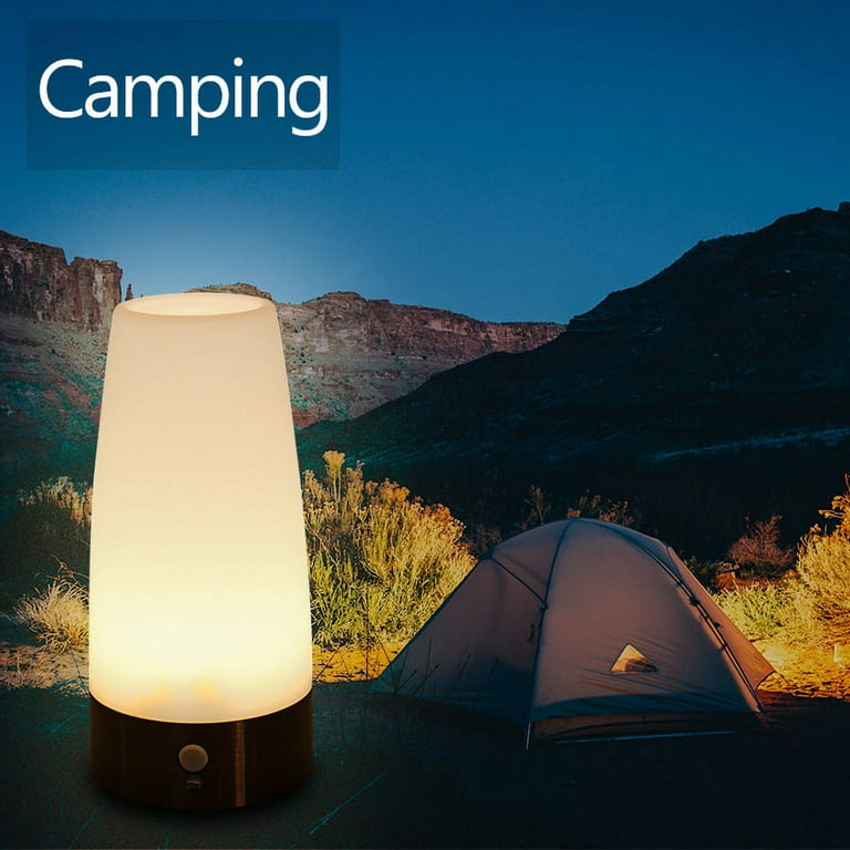 LED Table Night Lights, Desk Table Lamp Wireless PIR Motion Sensor Retro  Bed Desk Motion-Activated Lamps PIR Motion / Light Sensor Battery Powered  for Home Bedroom Living Room Camping 