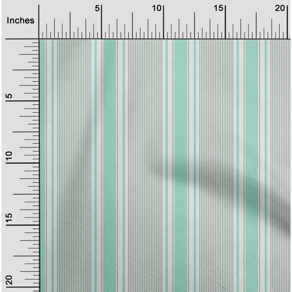 oneOone Viscose Jersey Fabric Multicolor Stripe Print Fabric By The Yard 60 Inch Wide