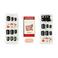 thumbnail image 3 of IMPRESS Design Press On Nails , Halloween, No Glue Needed, Black, Short Squoval Shape, 30 Count, 3 of 10