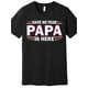 thumbnail image 1 of Camiseta premium "No tengas miedo, papá está aquí" 226686, divertida camiseta gráfica de manga corta para hombre, colección negra AA, 1 of 6