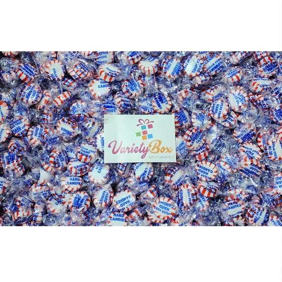 Sugar Free Peppermint Starlight Candy - 1 Pound Bulk Bag - Individually Wrapped Sugar Free Starlight Mints - Peppermint Mints- Diabetic and Keto Friendly Sugarless Hard Candy