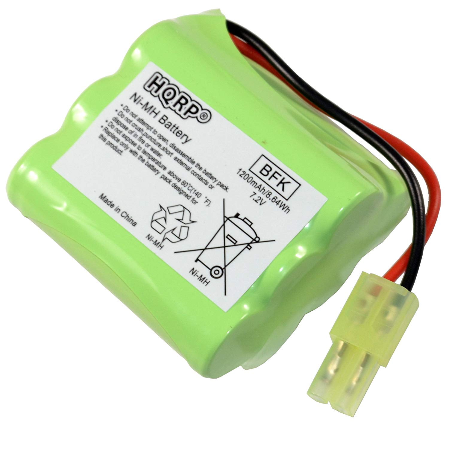 7.2v 1200mAh Ni-MH Battery Pack Replacement for Shark Carpet Sweeper 