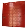 thumbnail image 7 of Wall Control Kitchen Pegboard Organization Kit with Red Pegboard Panels and White Accessories, 7 of 7