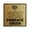 Brushed Gold, variant on Signs ByLITA Square Respect Nature, Embrace Green Living Sign (Black) - Small