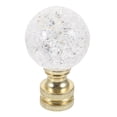 thumbnail image 3 of Lamp Finial Golden Metal Glass Ball for Table Lamp 1Set 2.0x1.2x1.2in, 3 of 9