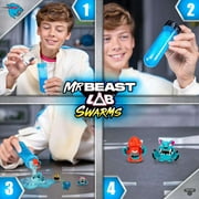 MrBeast Lab Swarms Lab 12 Pack, 1 Inch MrBeast Themed Swarms Figures, 100+ to Collect, Ages 5+