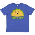 thumbnail image 3 of Inktastic Taco Bout a Cutie Cute Taco Pun Youth T-Shirt, 3 of 5