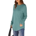 thumbnail image 3 of JPH Tunic Tops for Women Thumb Hole Long Sleeve Shirts Casual Loose Fit Blouses Tops, 3 of 4