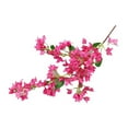 thumbnail image 4 of 120cm Artificial Silk Bougainvillea Branches Faux Rose Red Bougainvillea with Iron Wire Stems for Wedding Decoration, 4 of 5