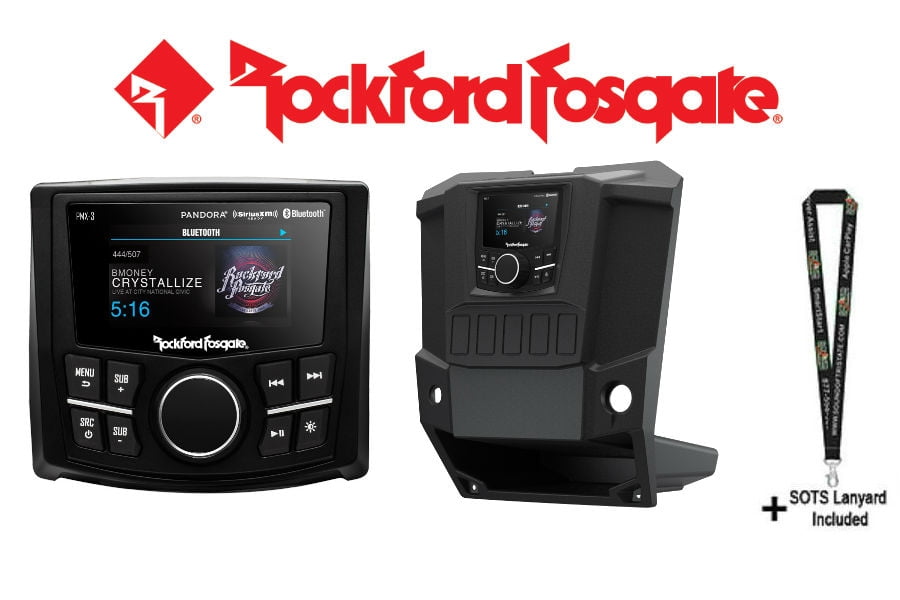 Rockford Fosgate PMX-3 with Rockford Fosgate RFRNGR-PMXDK Punch Marine