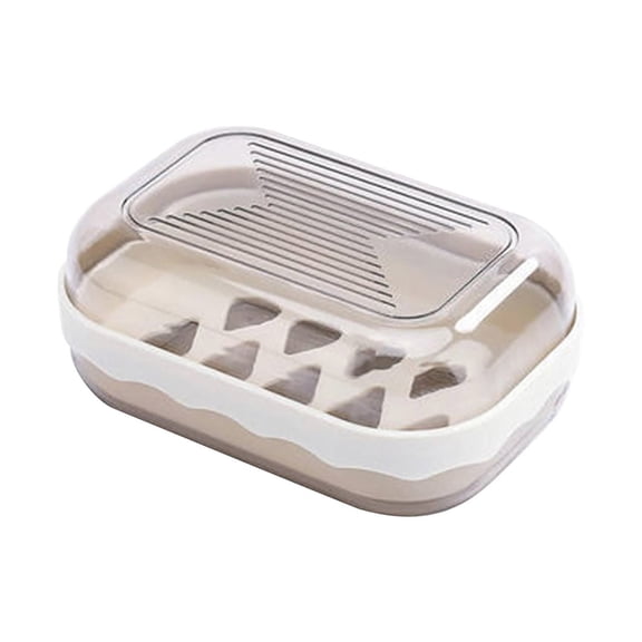 Leakproof Travel Soap Holder with Lid Portable Soap Container for Travel Camping and Gym
