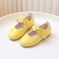 thumbnail image 5 of Krdevn Toddler Girls Solid Flower Mary Jane Dress Shoes Soft Sole Flats Color:Purple,Size:9.5-10 Years, 5 of 9