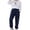 Dark Blue 2, variant on Baby Kids Boy's Girls Denim Pants Casual Straight Leg Jeans Loose Spring Fall Teen Cowboy Trousers with Pockets 3-15 Years